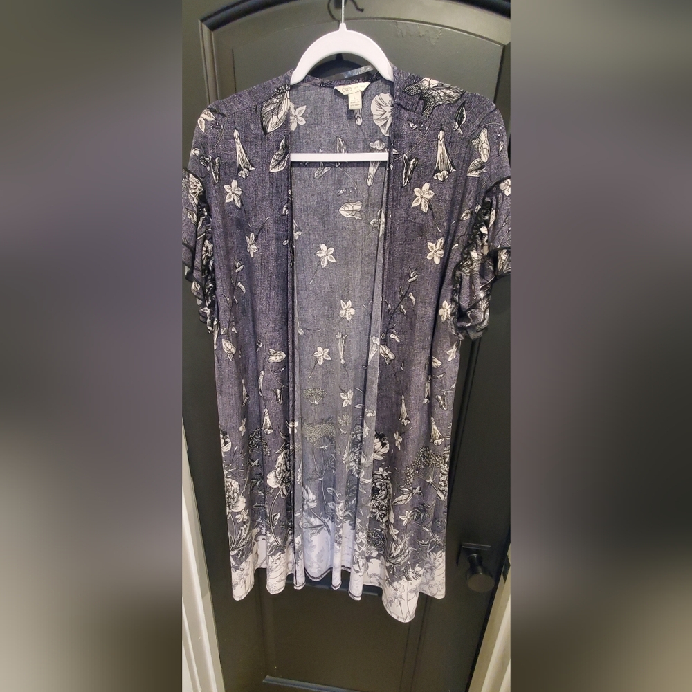 Floral Kimono Cardigan-Large